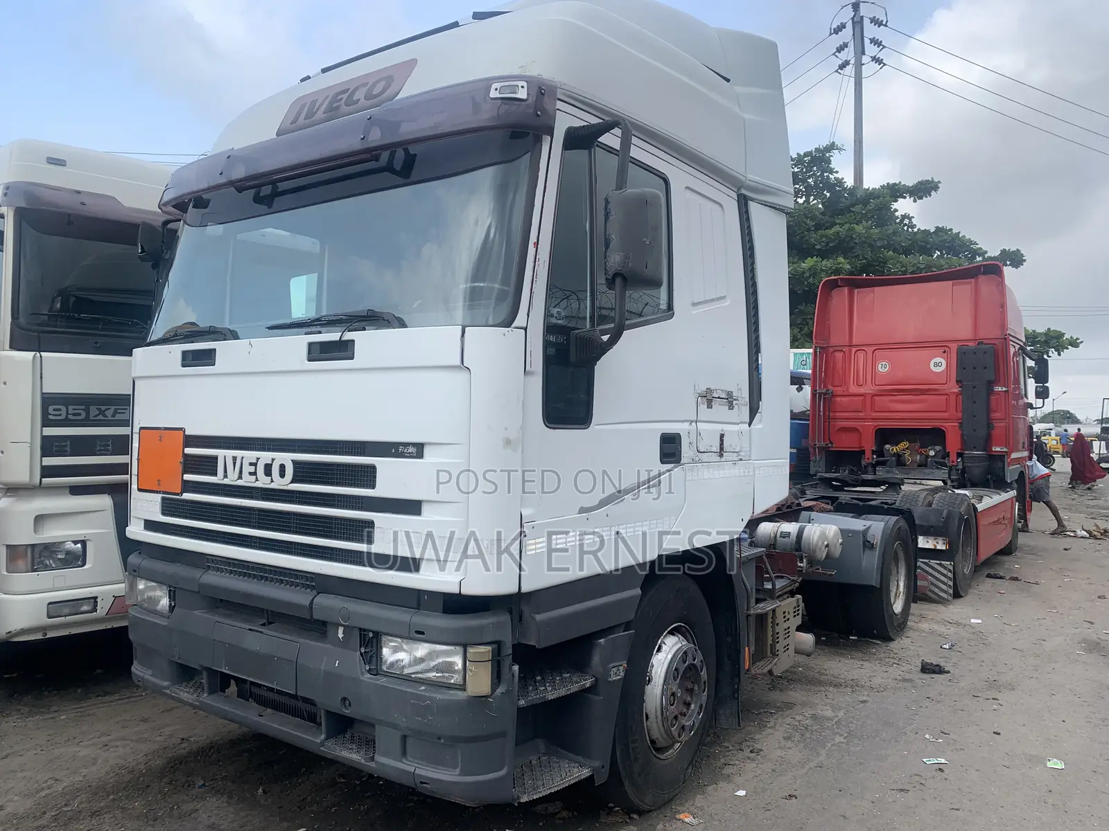 Foreign Used Iveco Trailer Truck