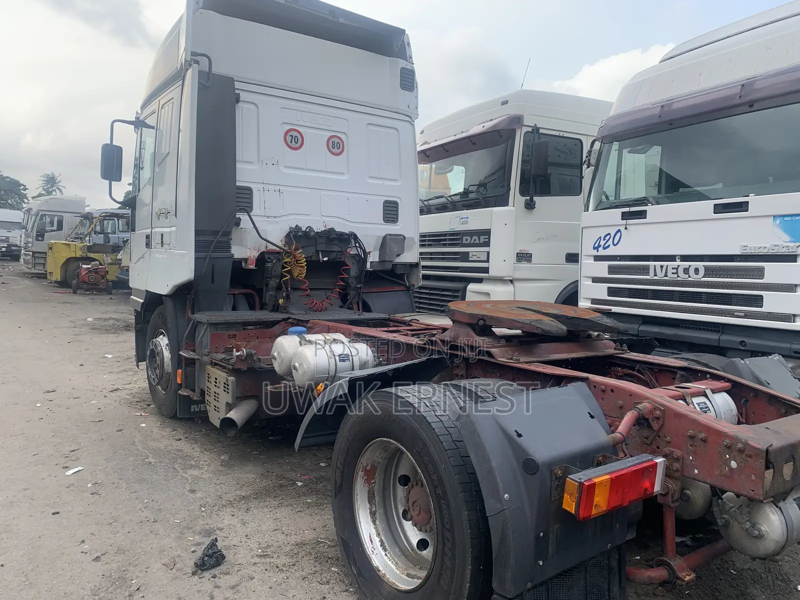 Foreign Used Iveco Trailer Truck
