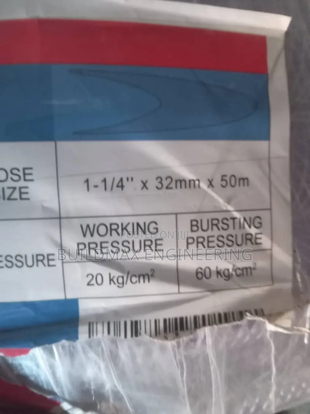 1-1/4" Water Pressure Hose