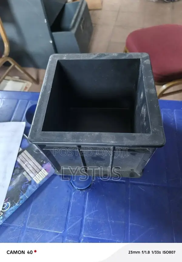 Plastic Concrete Test Cube Mould 150mm X 150mm
