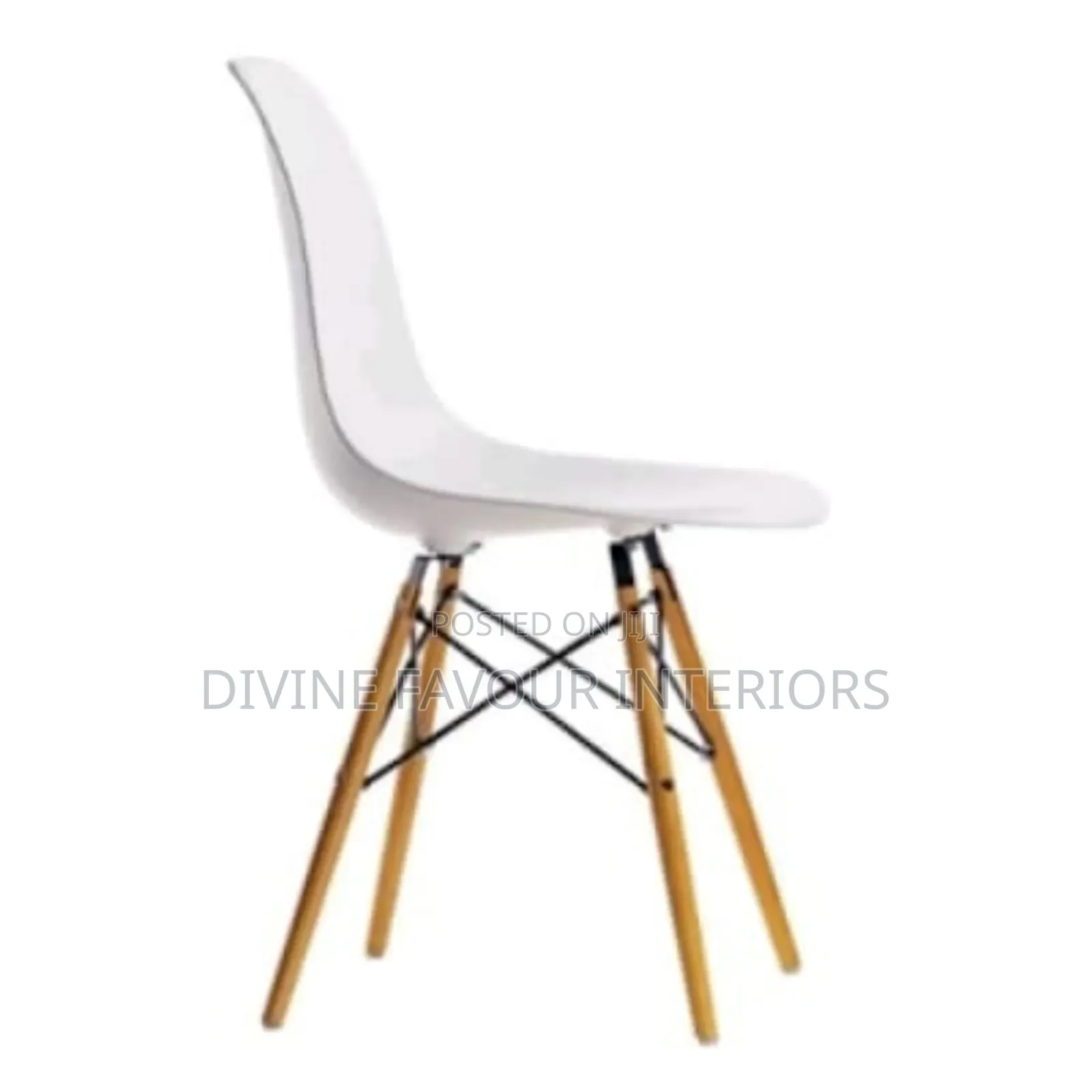 Plastic Side Chair DSW White