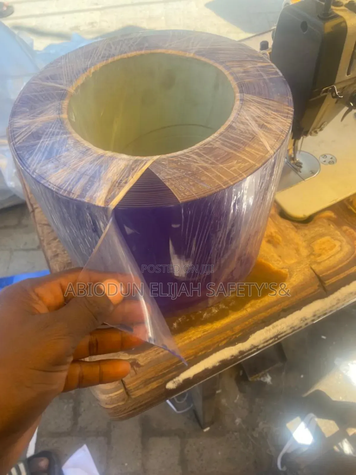 Original Transparent PVC Rubber/Cool Room Cover 12"×50m