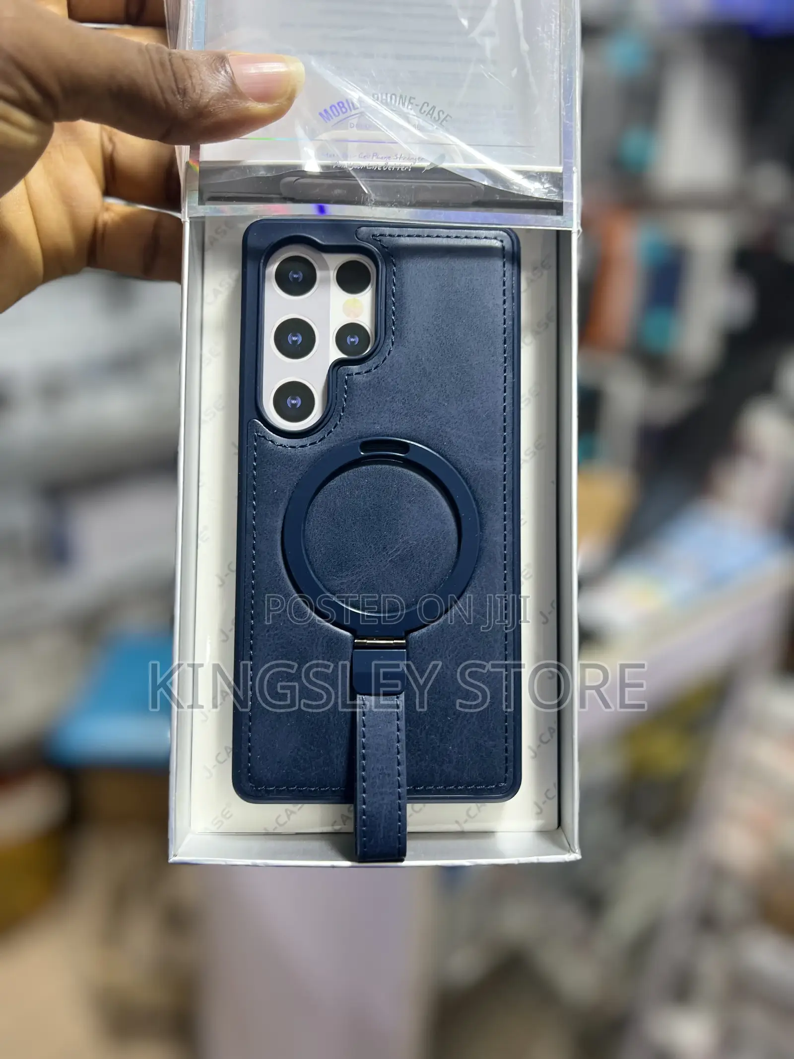 Leather Case For Samsung S25 Ultra With Magsafe And Stand