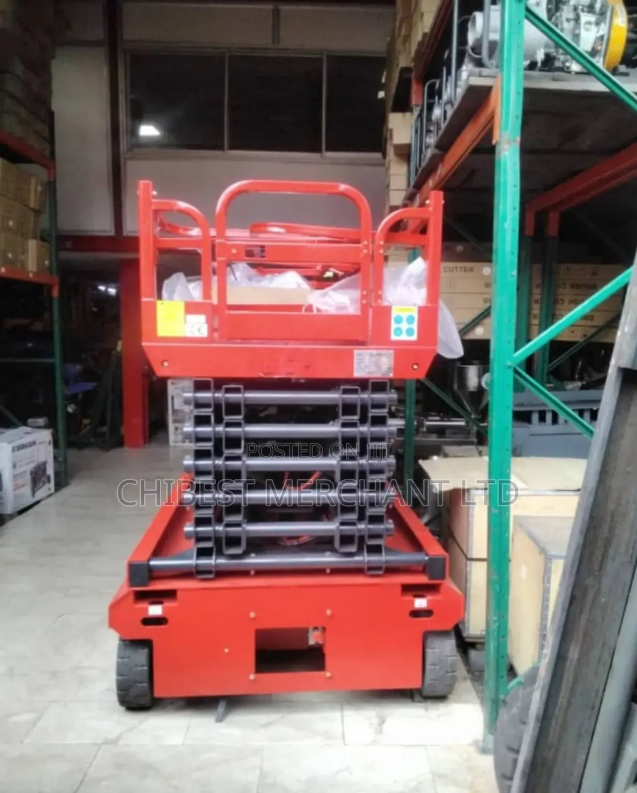 Mobile High Raised Lift Table Self Propelled 12m