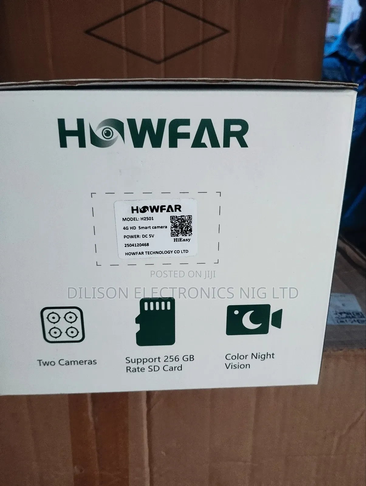 Dual Lence Howfar Solar Camera 8mp
