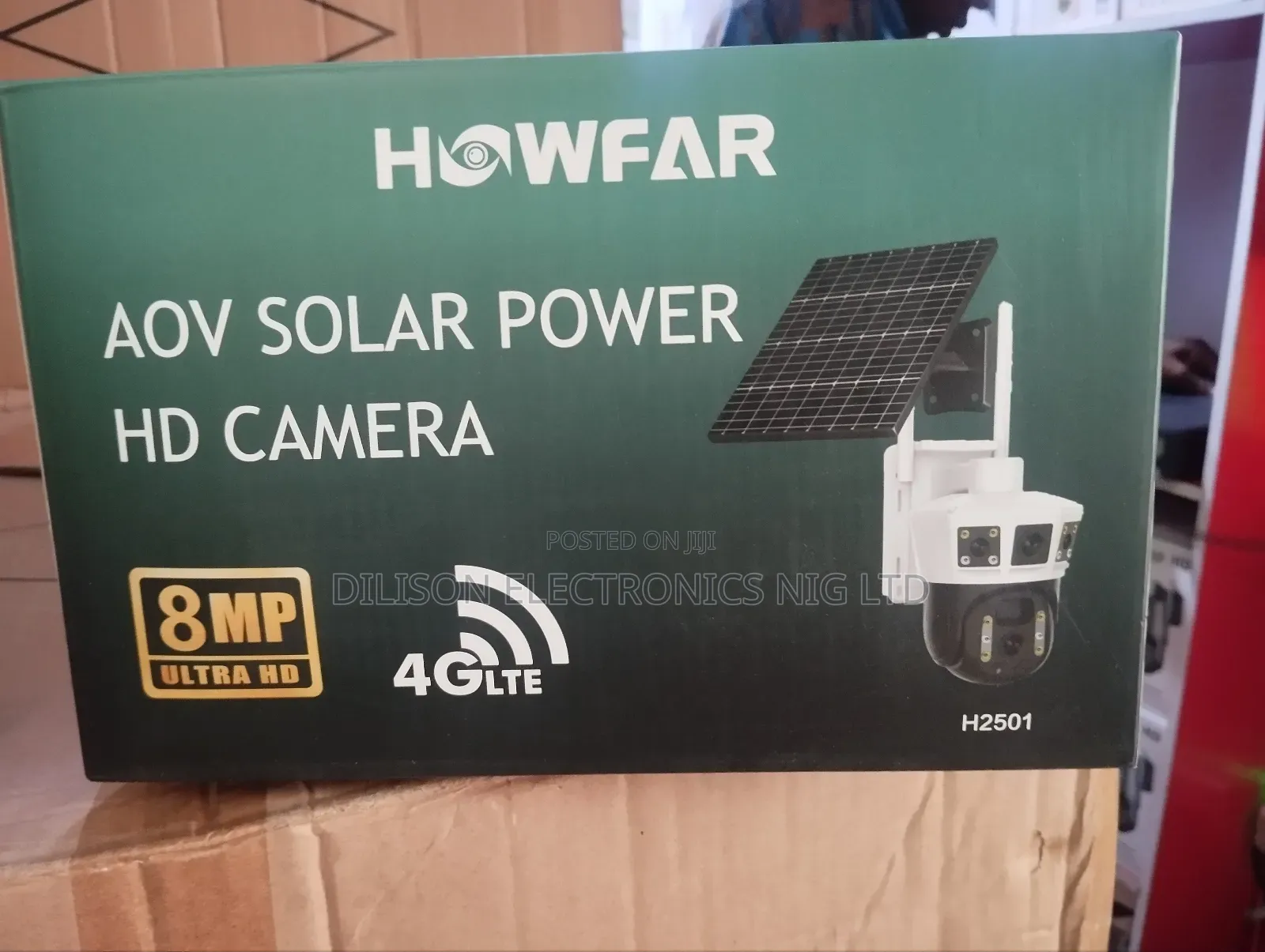 Dual Lence Color Night Vision Howfar Solar Camera