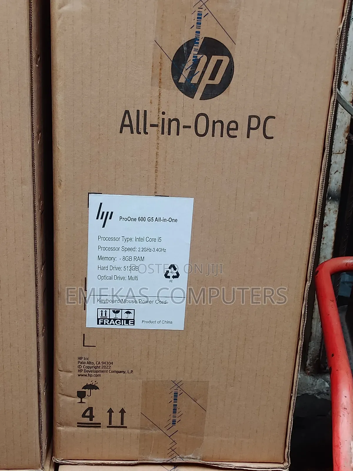 New Desktop Computer HP ProOne 600 8GB Intel Core I5 SSD 256GB