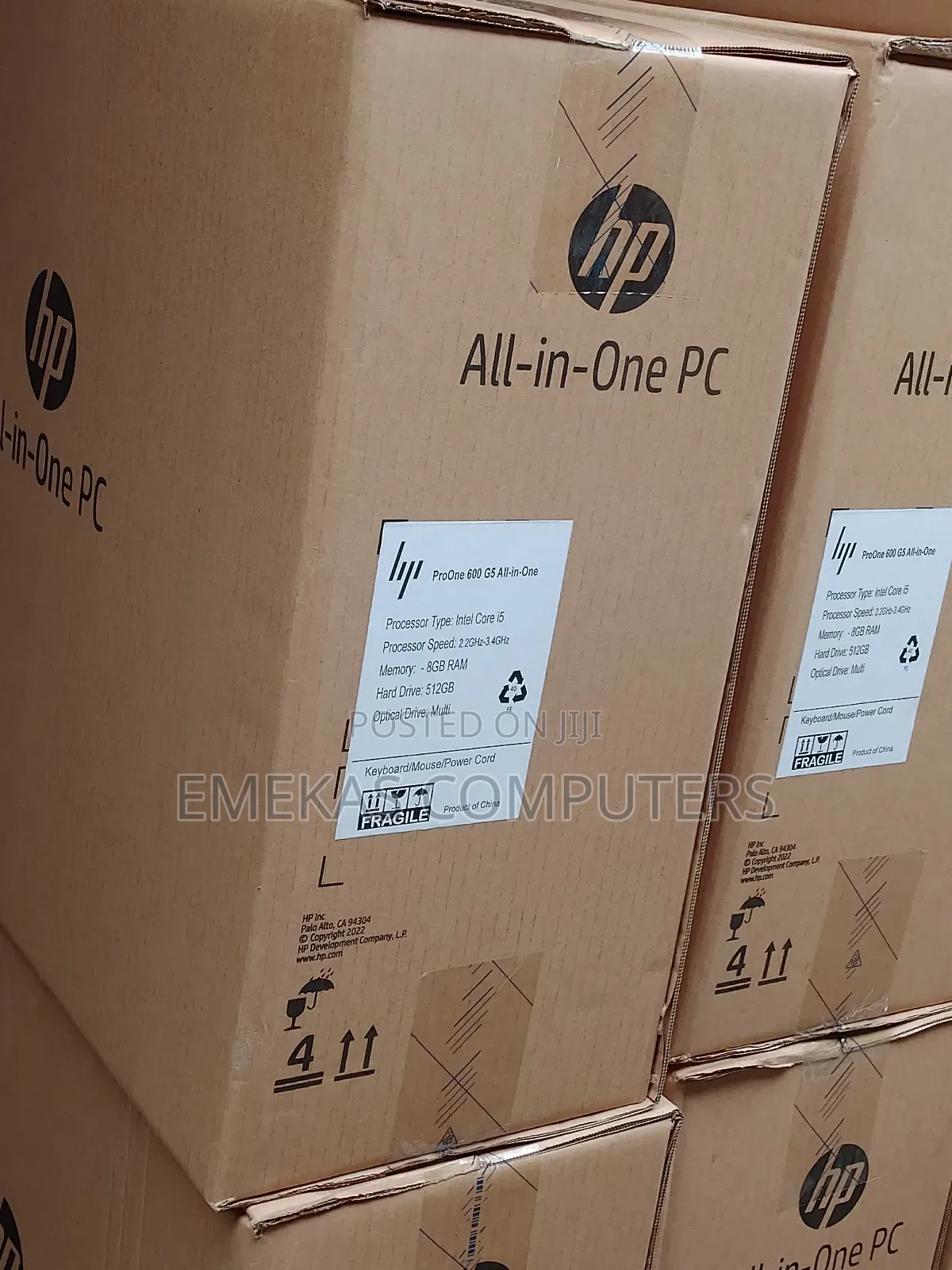 New Desktop Computer HP ProOne 600 8GB Intel Core I5 SSD 256GB