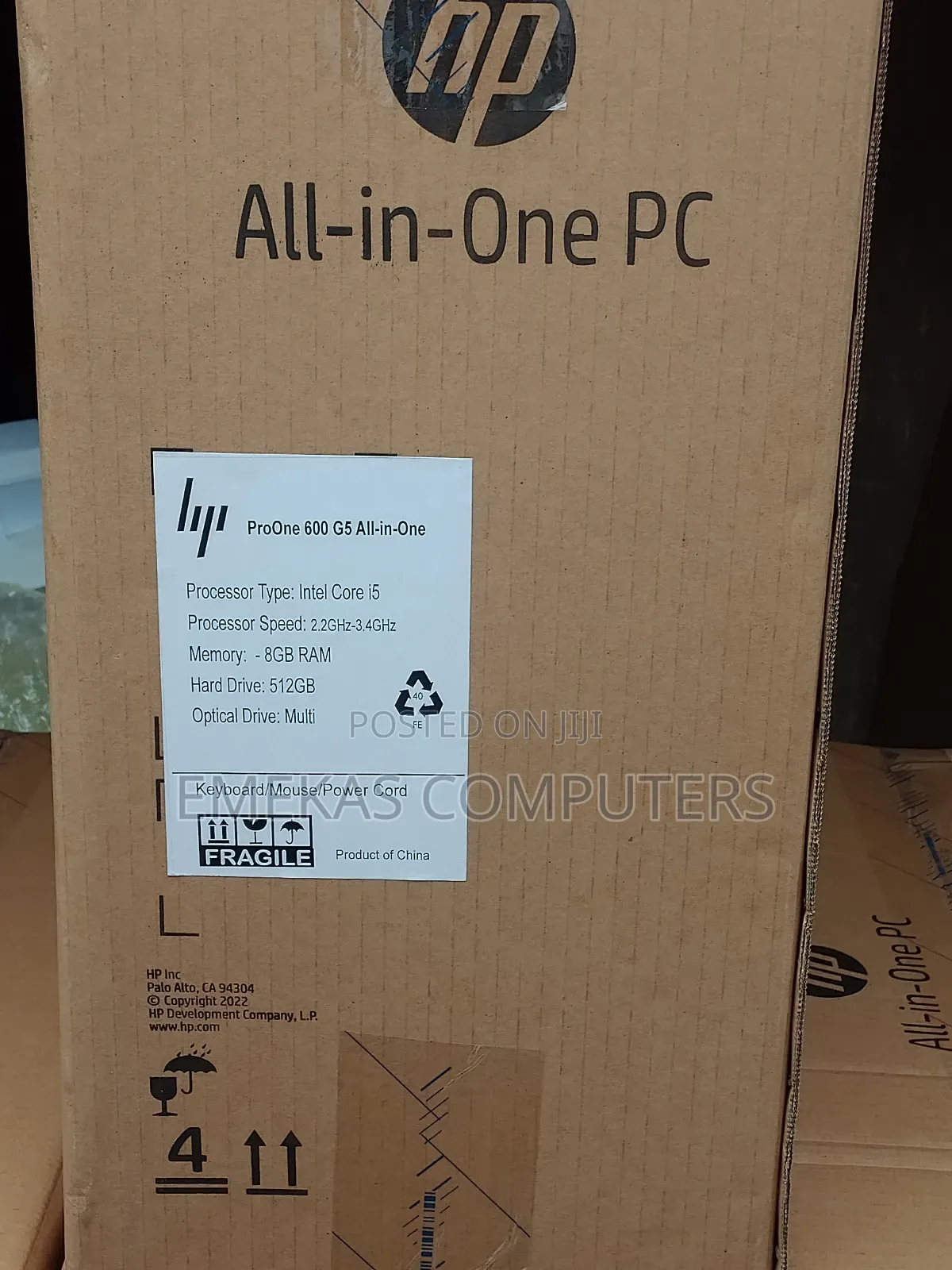 New Desktop Computer HP ProOne 600 8GB Intel Core I5 SSD 256GB