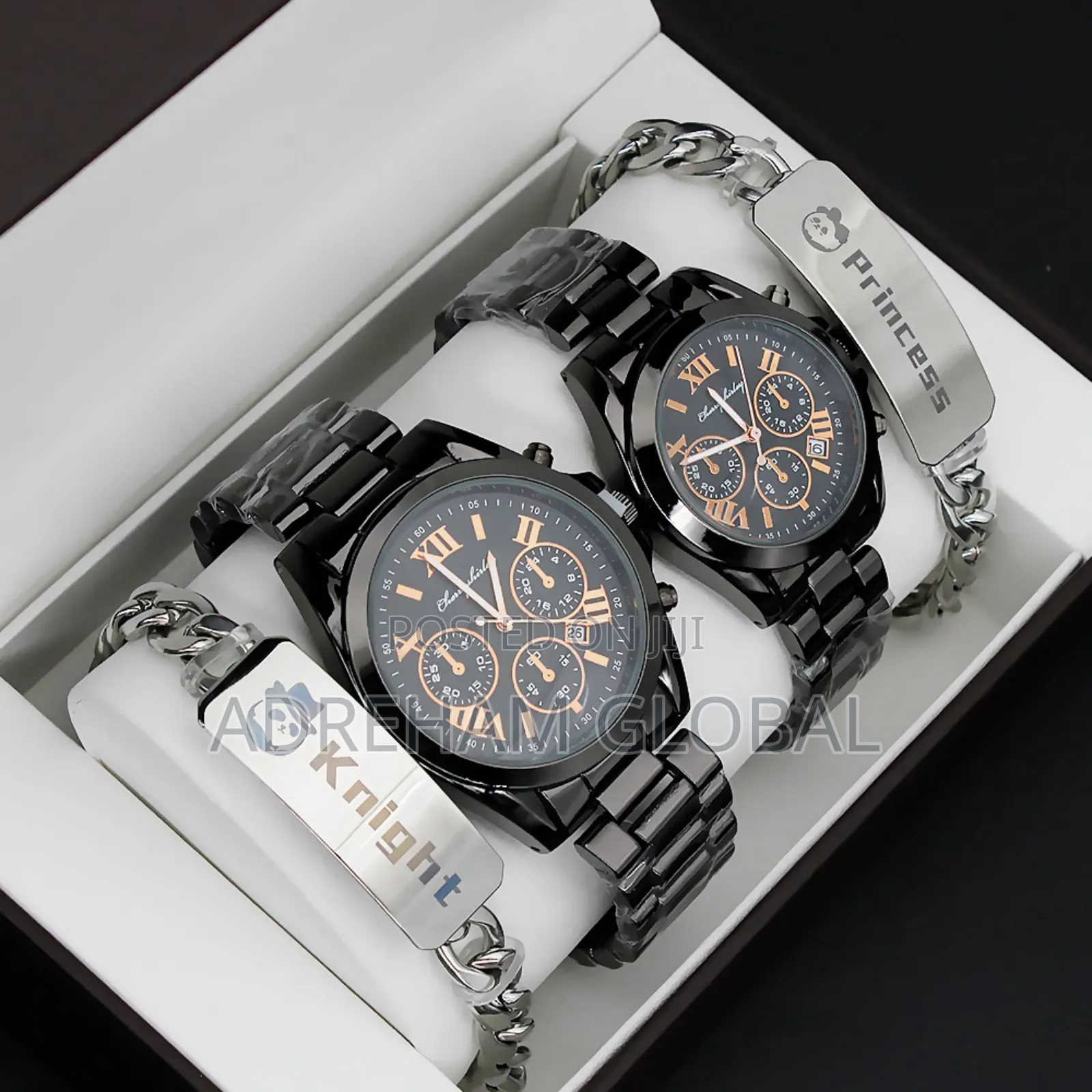 Knight and Princess Combo Couples Watch and Bracelet