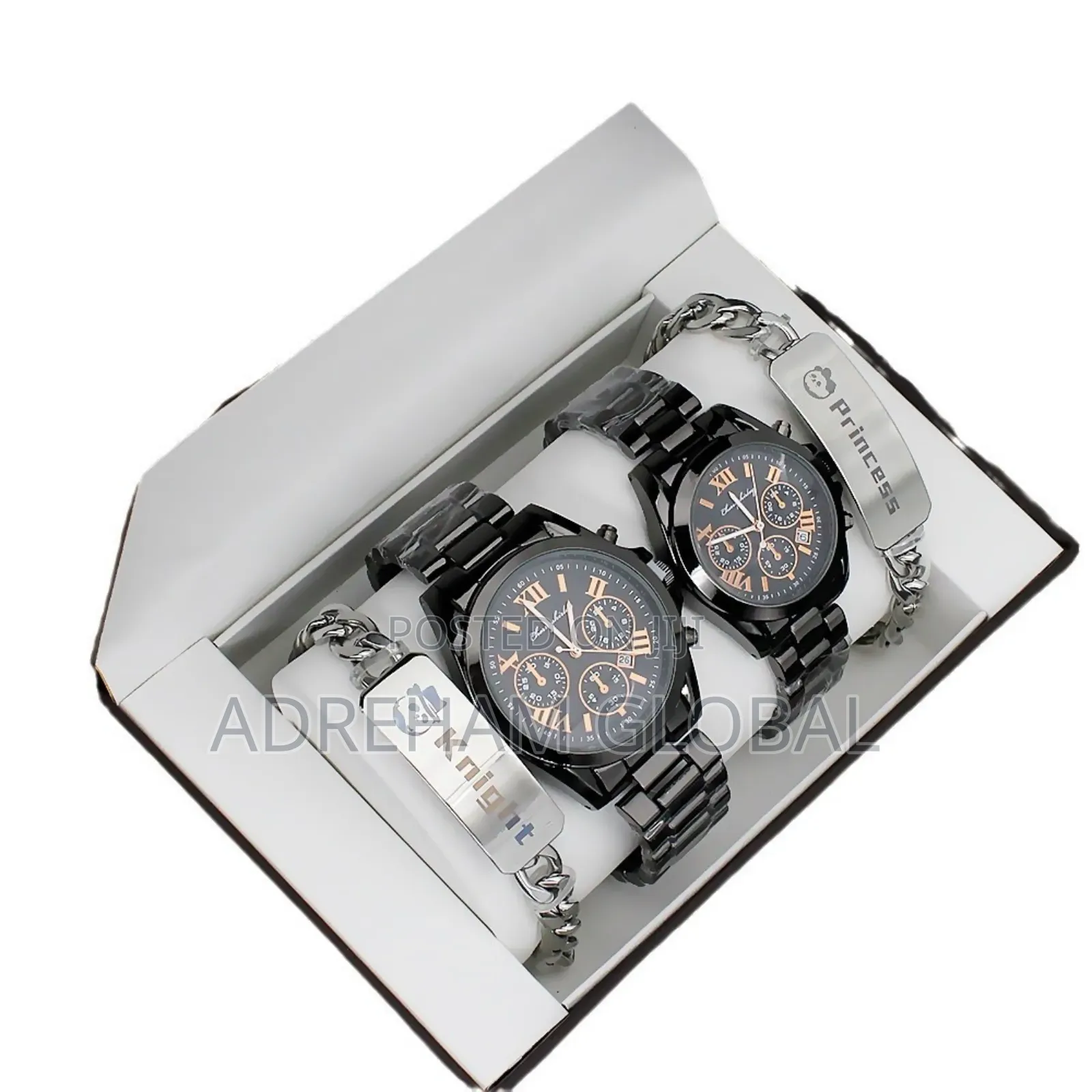 Knight and Princess Combo Couples Watch and Bracelet