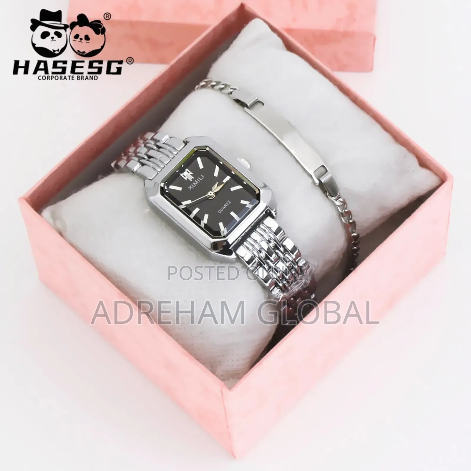 Tania Ladies Wristwatch With Chain Bracelet Comes in a Box