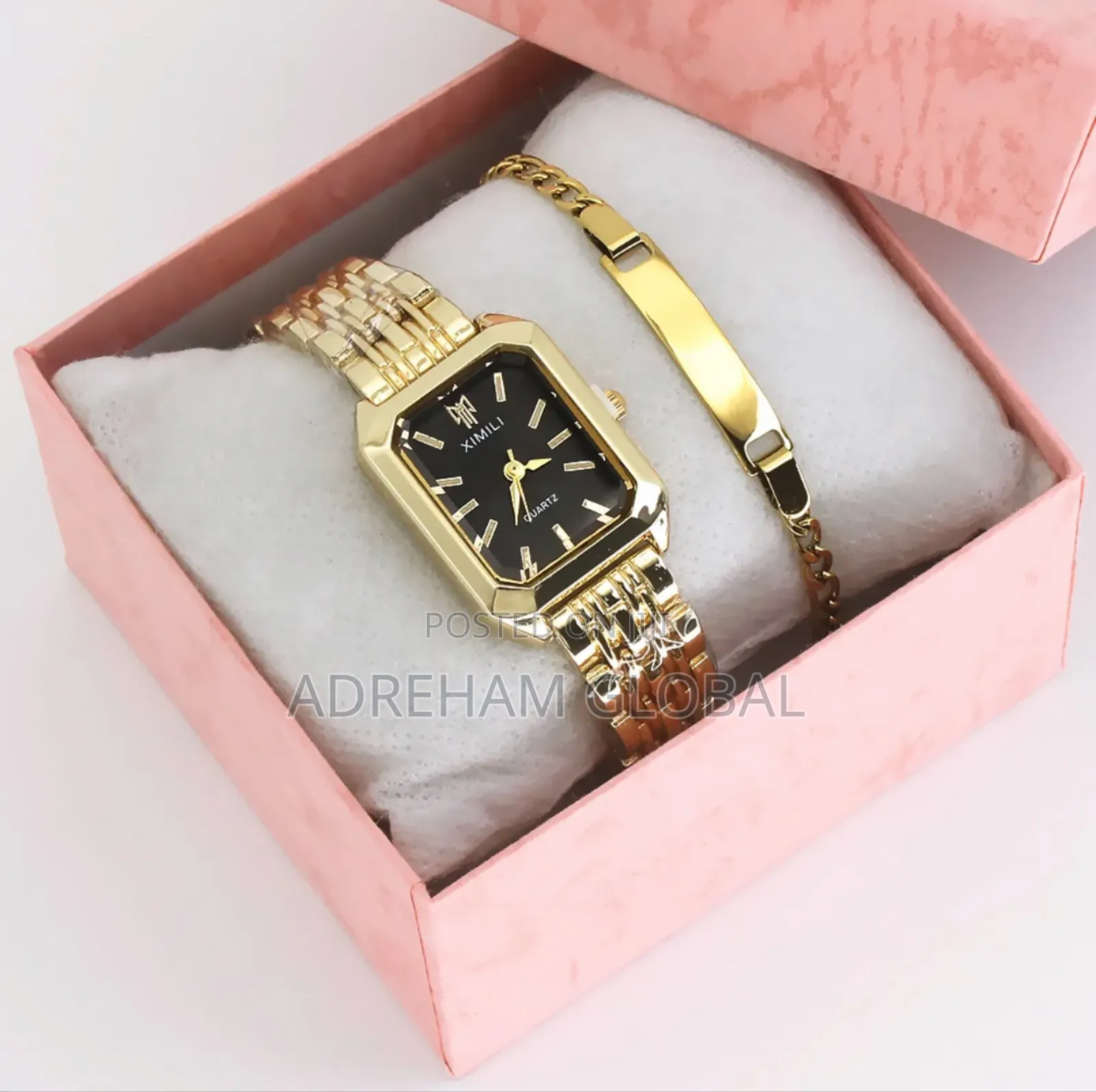 Tania Ladies Wristwatch With Chain Bracelet Comes in a Box