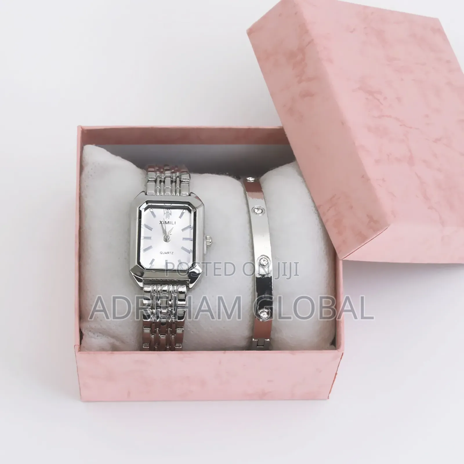 Esty Ladies Wristwatch With Bangle Bracelet Comes In A Box