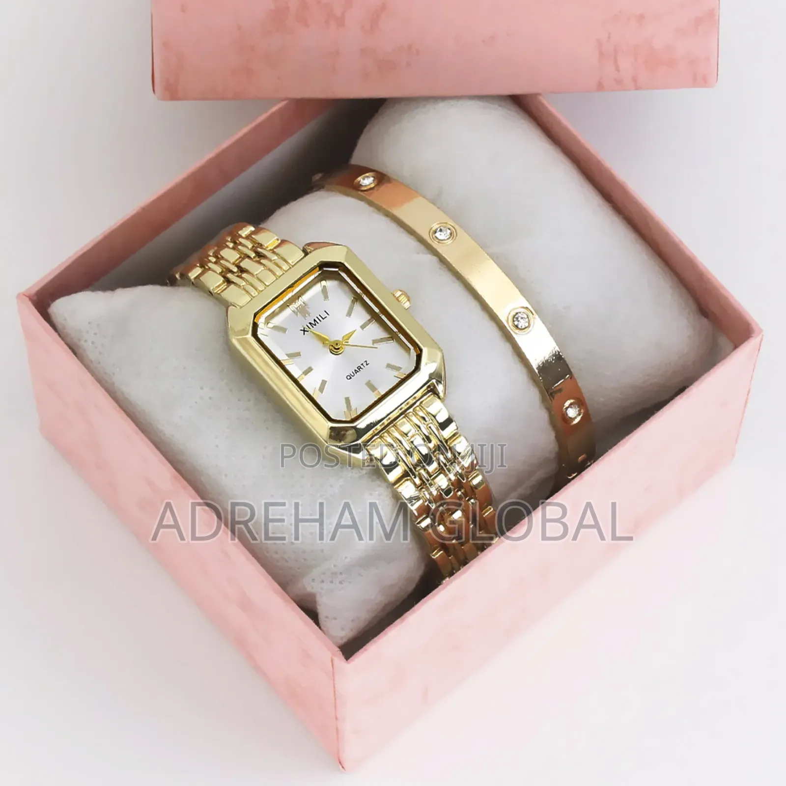 Esty Ladies Wristwatch With Bangle Bracelet Comes In A Box