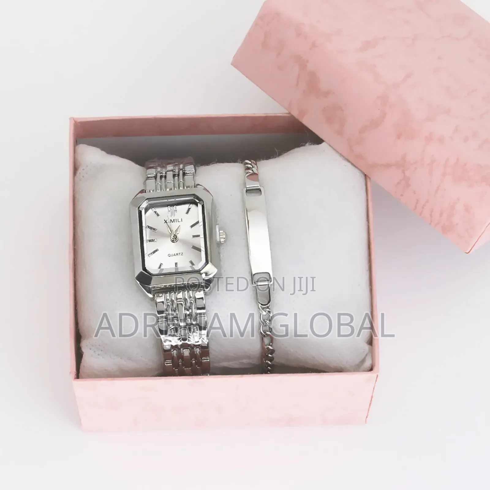 Tania Ladies Wristwatch With Chain Bracelet Comes in a Box