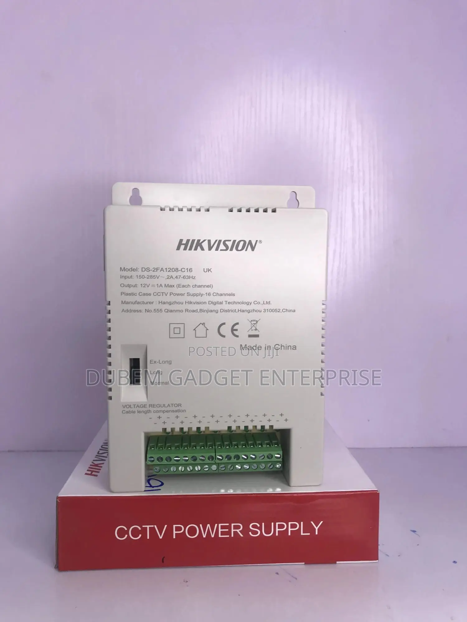 Hikvision CCTV Power Supply Box 16ch