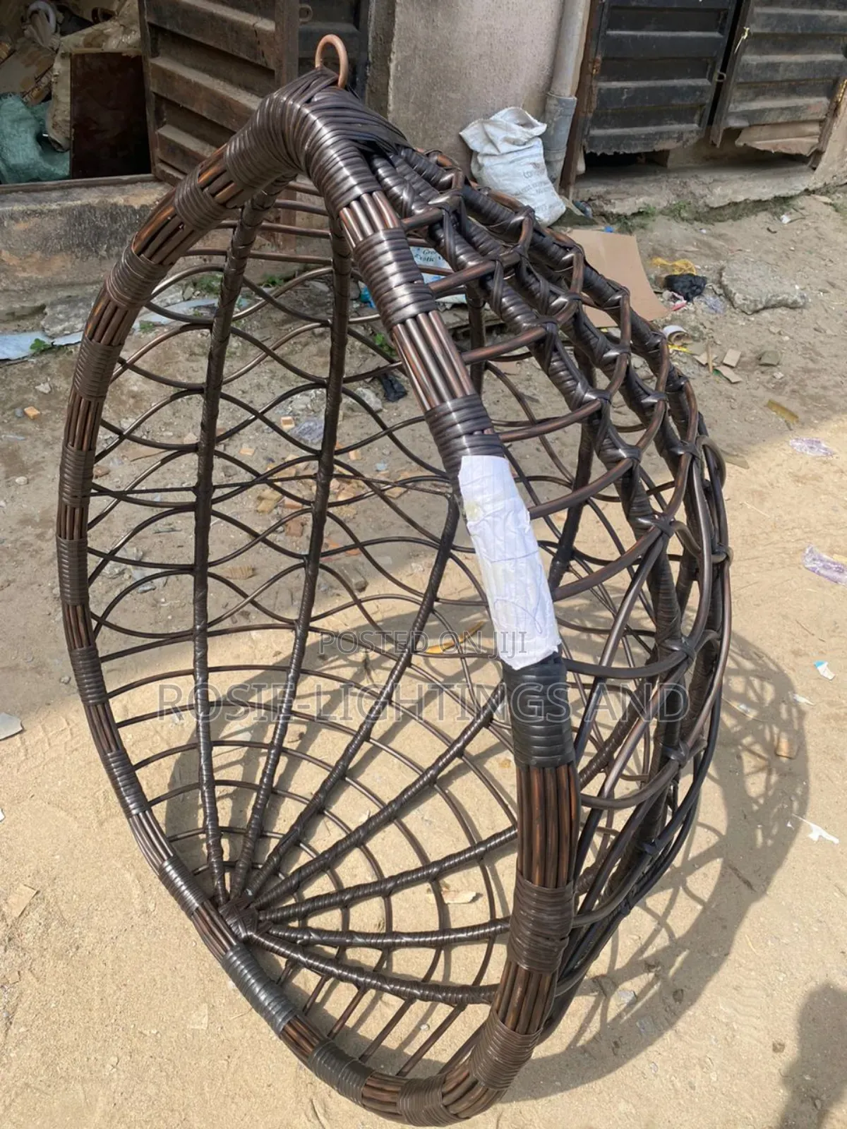 Adult Rattan Swing Garden/ Balcony Chair