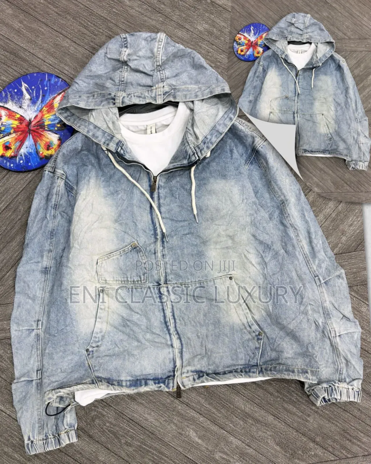 Top Quality Luxury Cargo Jeans Jacket Hoodies Well Branded