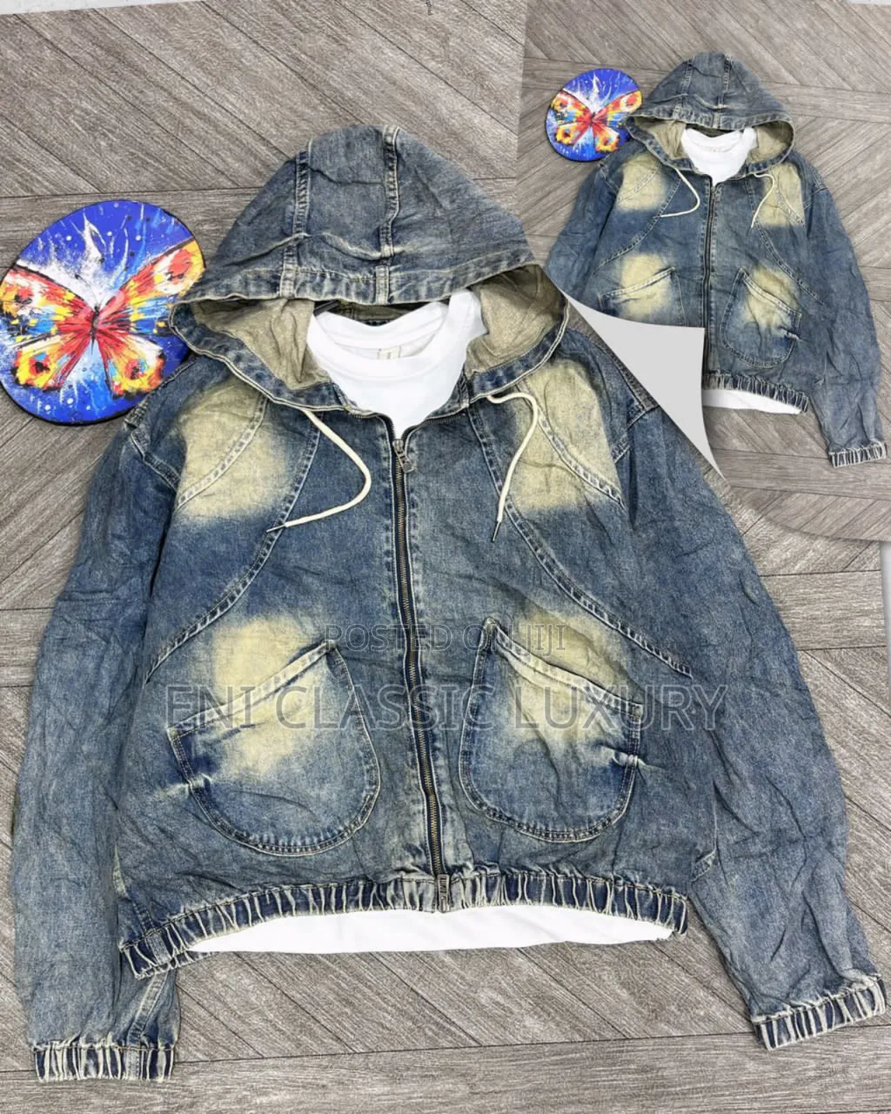 Top Quality Luxury Cargo Jeans Jacket Hoodies Well Branded