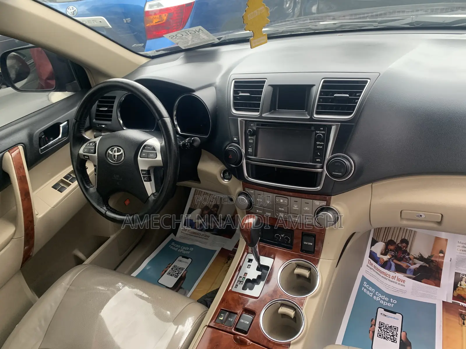 Toyota Highlander Limited 3.5l 4WD 2013 Brown