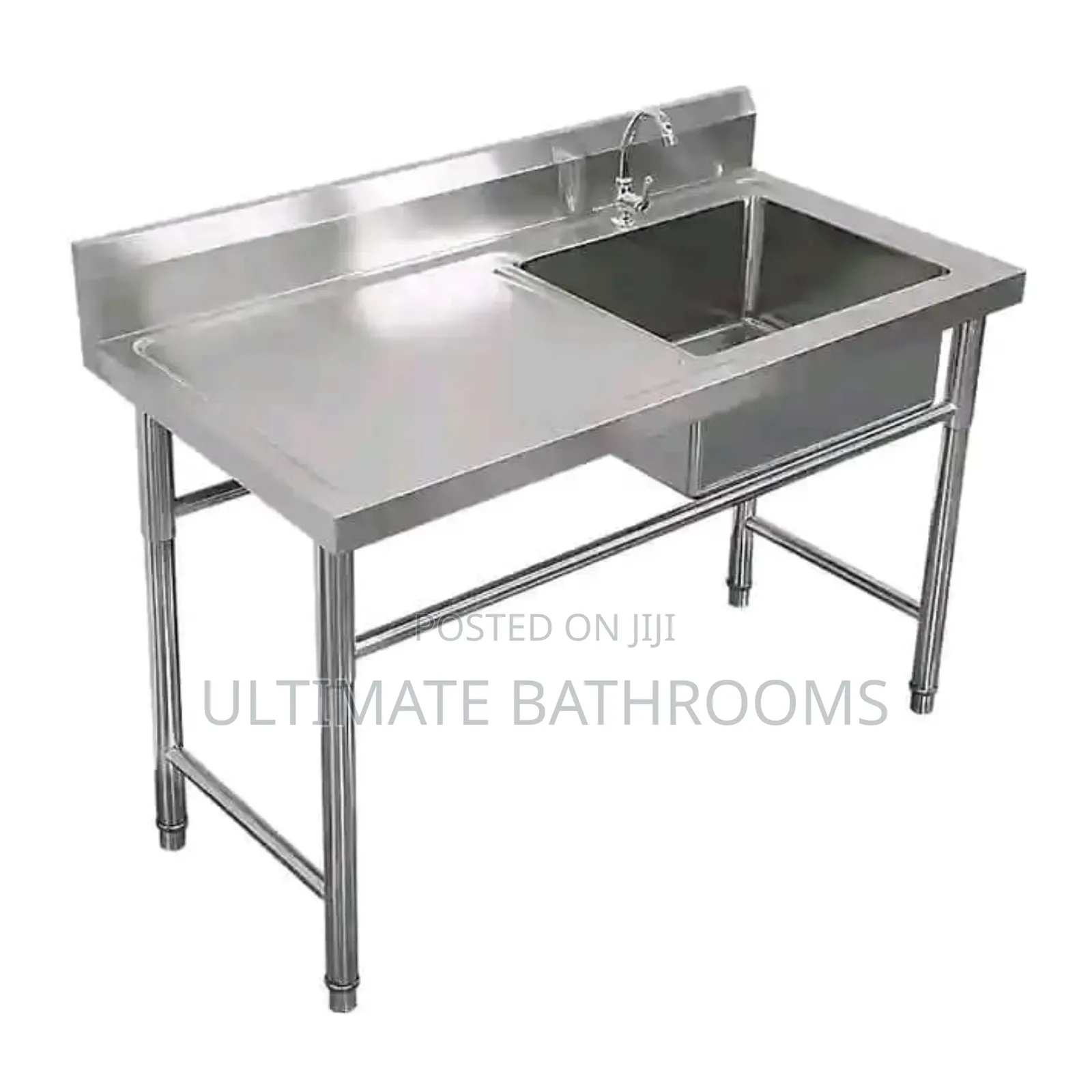 Single Bowl and Tray Industrial Kitchen Sink Bowl
