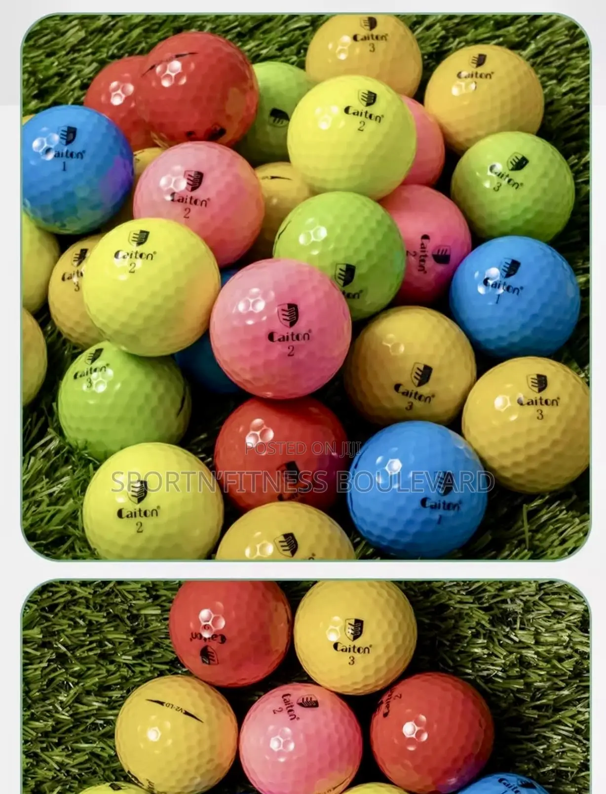 Caiton Colour Golf Balls