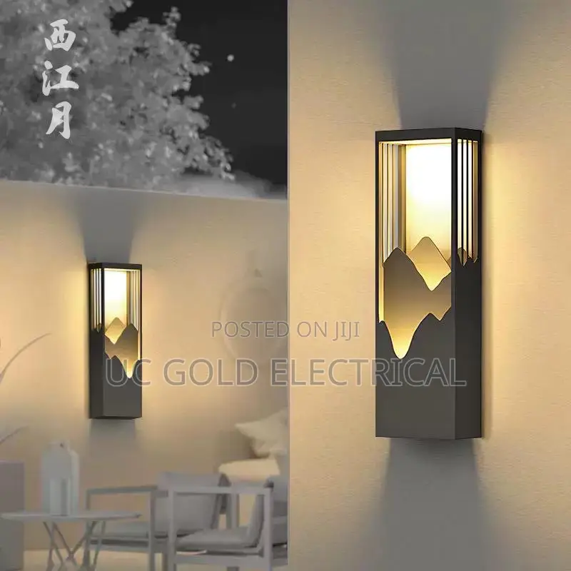 Modern Led Outdoor Light Waterproof Garden Porch Wall Lamp