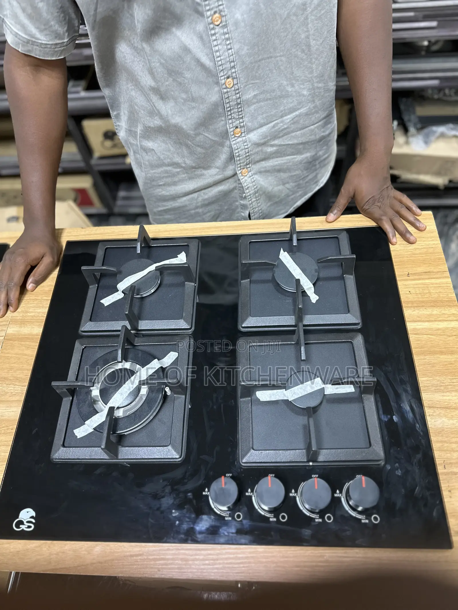4 Burner Inbuilt Gas Cooker
