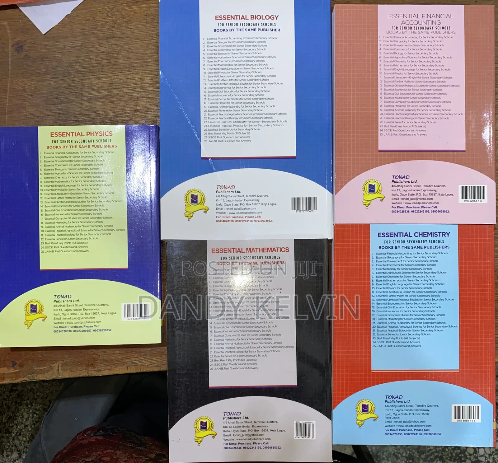 Essential Biology, Chemistry, Physics, Maths, Accounting