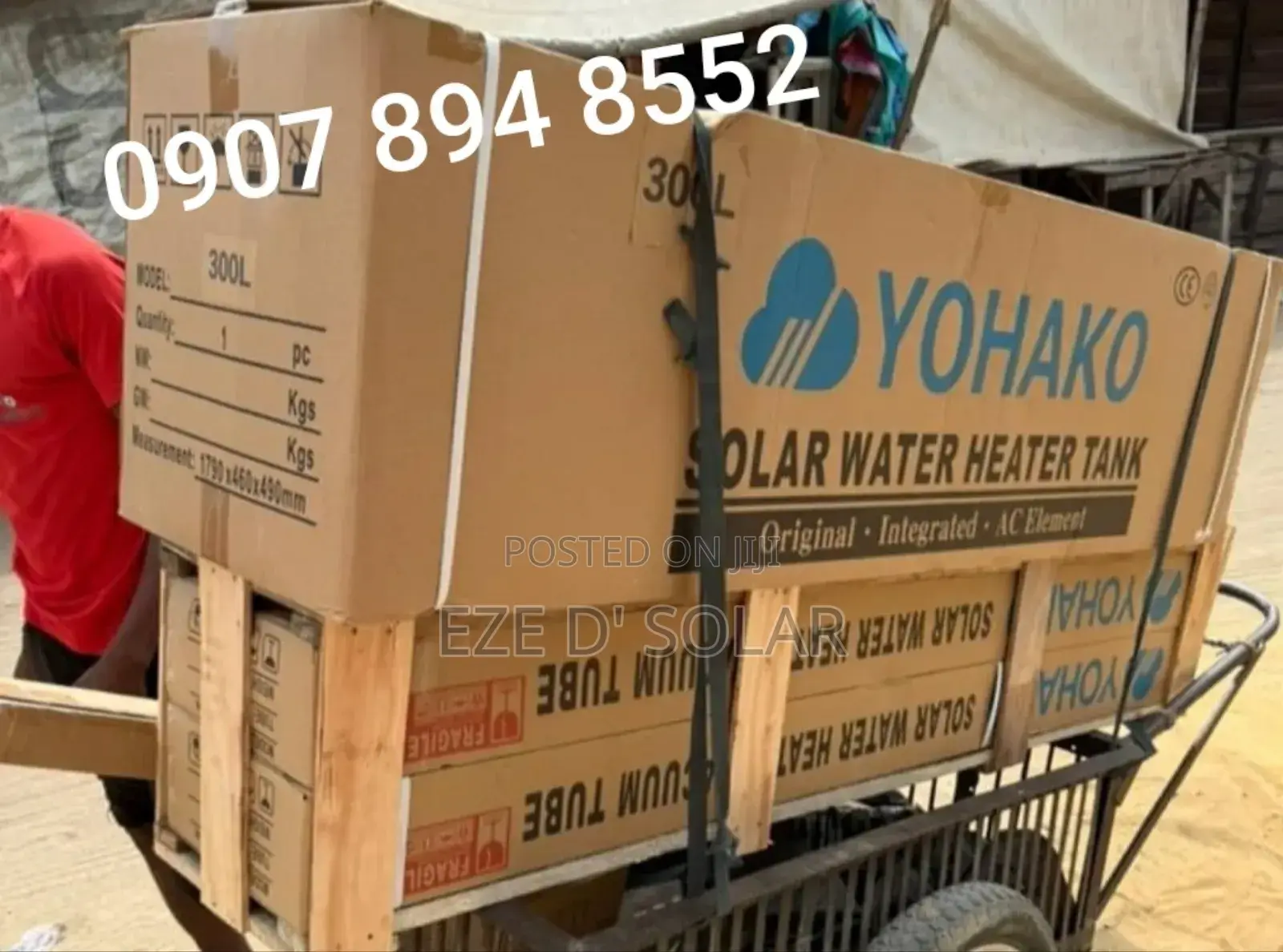 300l Yohako Solar Water Heater Tank