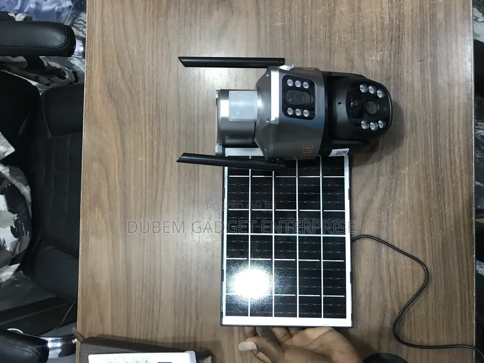 V380 Dual Lens Solar Camera