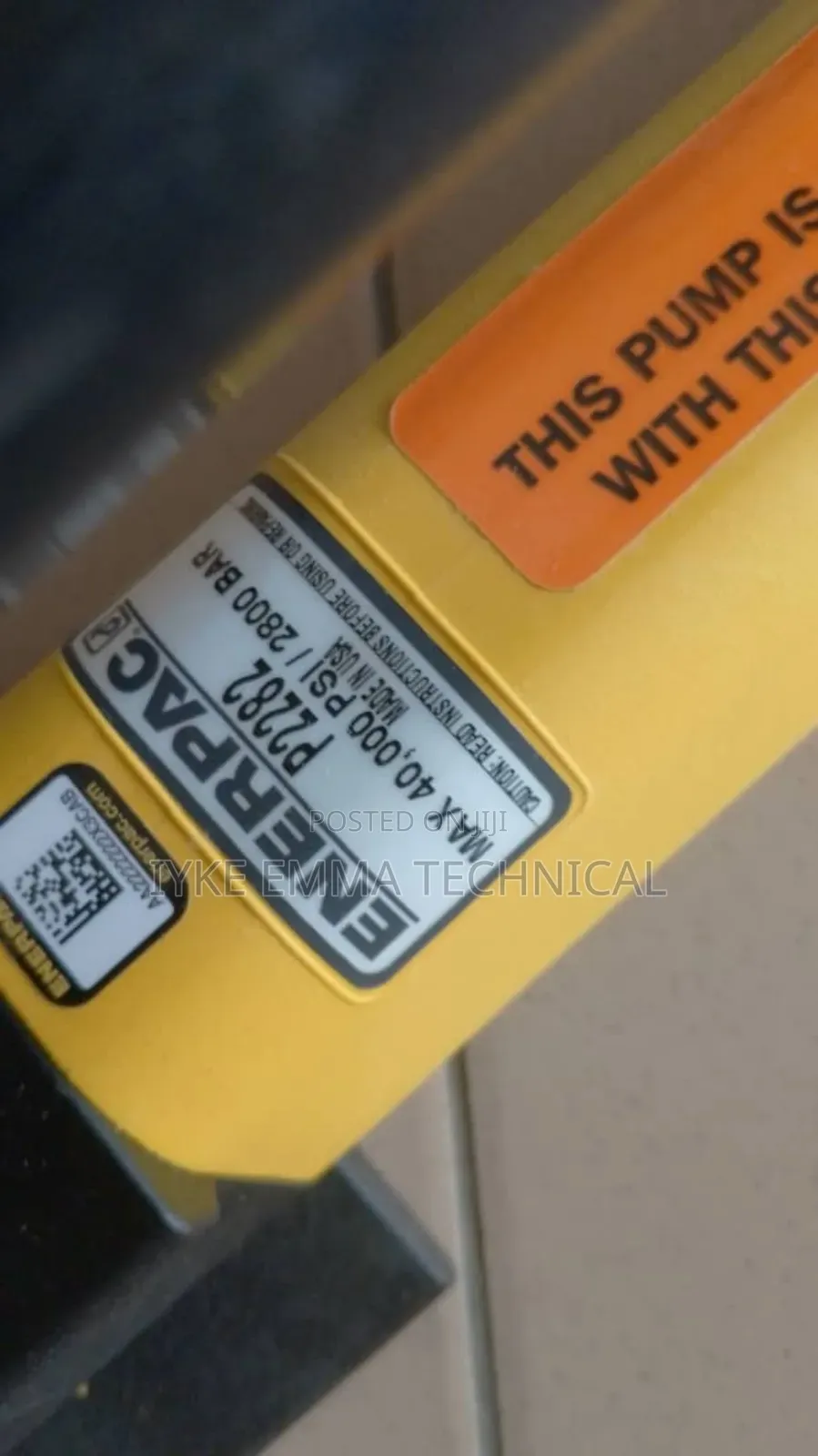Enerpac P2282 High Pressure Hydraulic Hand Pump 40,000 Psi