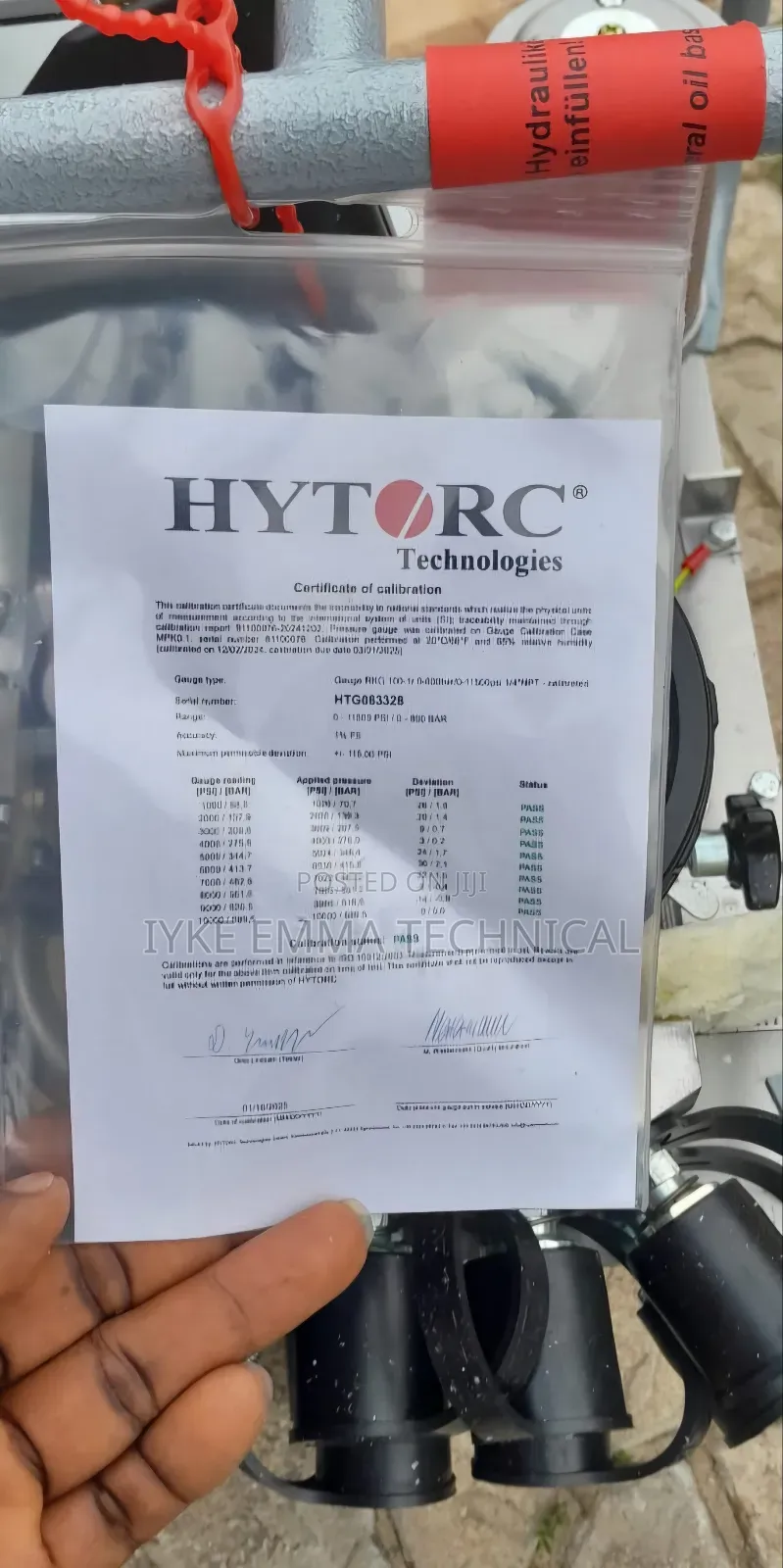 Hytorc Air Pneumatic Hydraulic Torque Machine