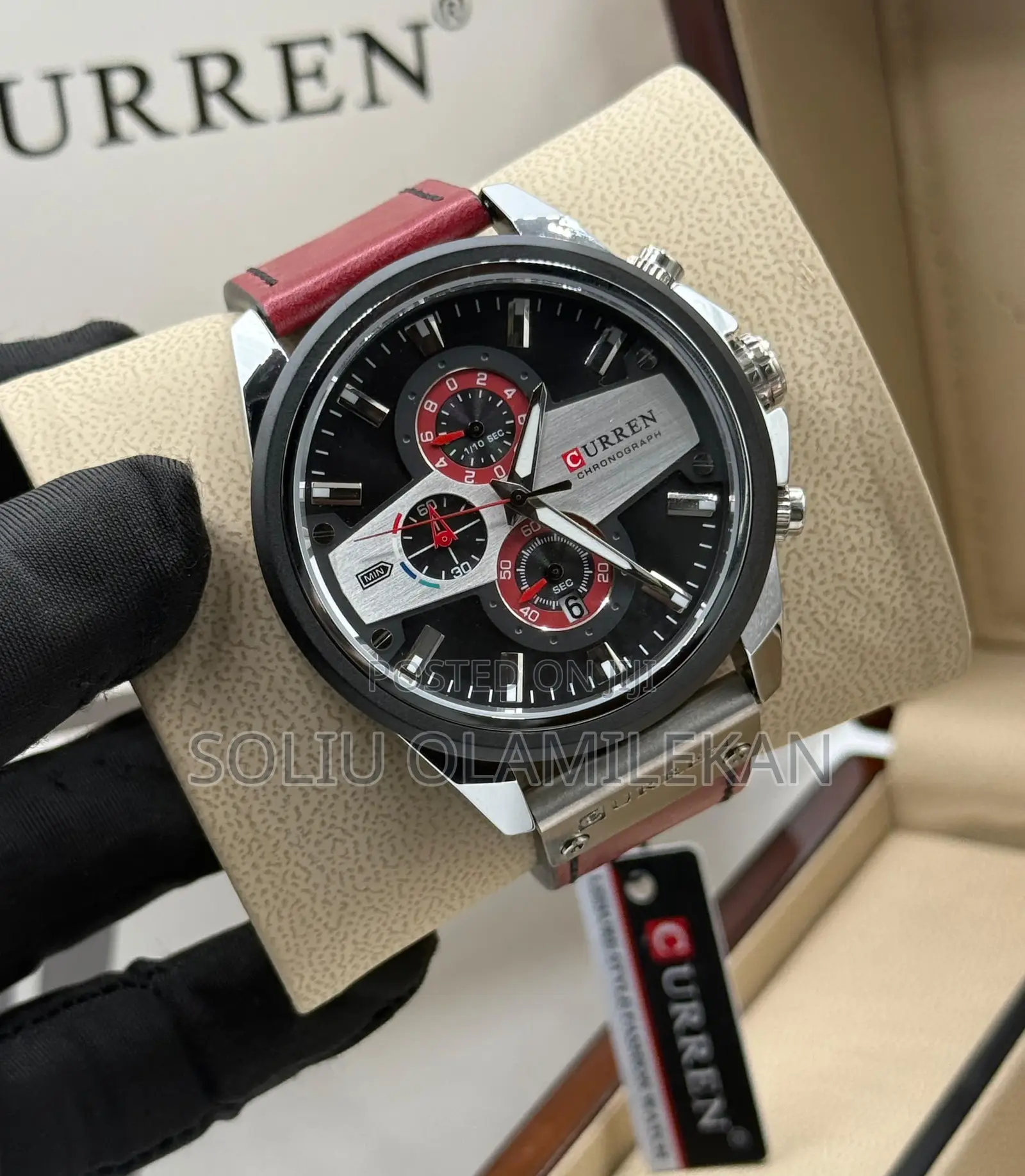 Chronograph Curren Leather