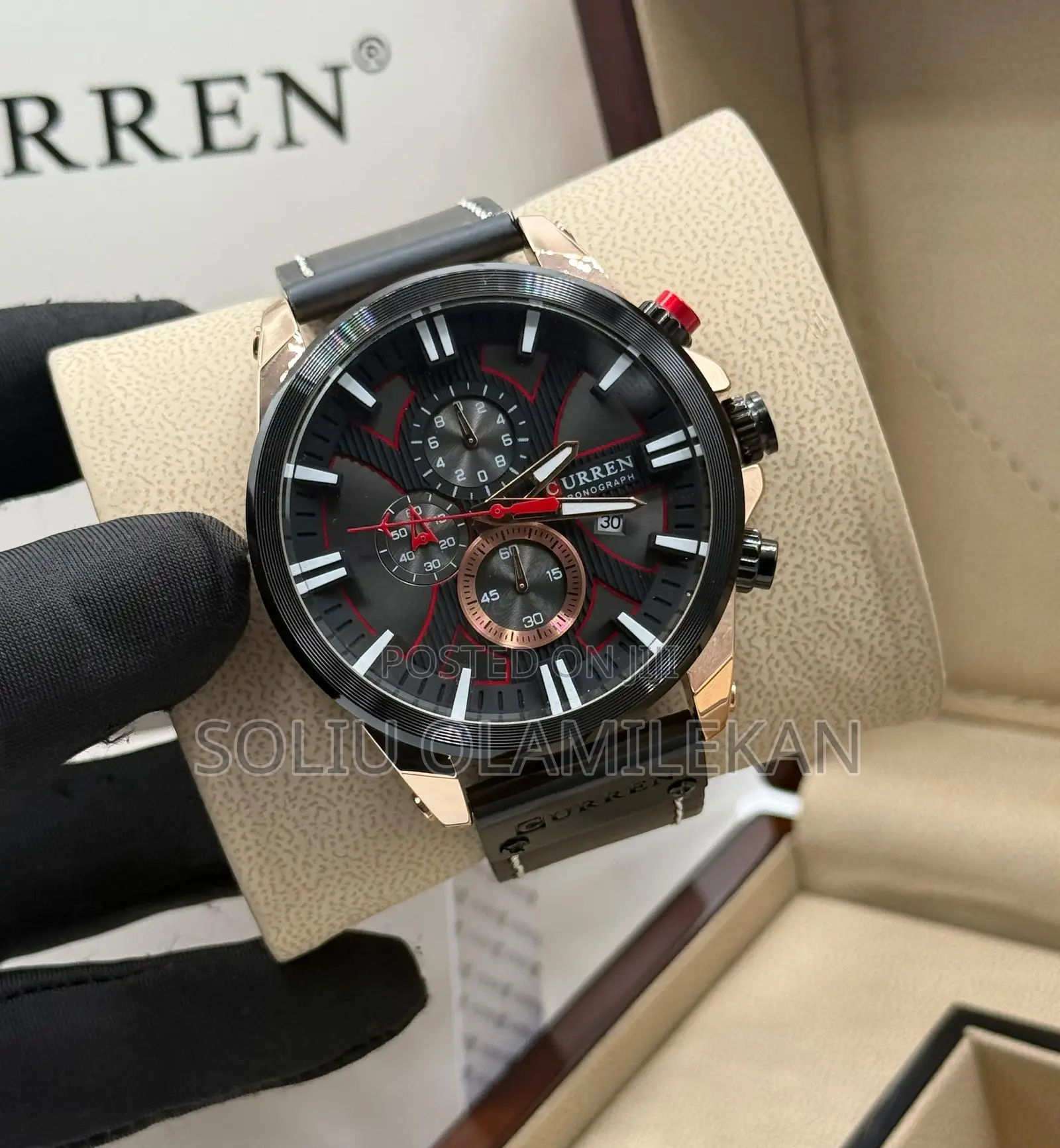 Chronograph Curren Leather