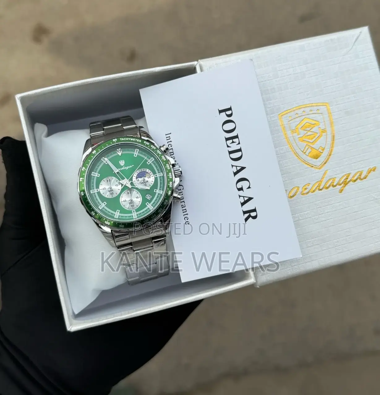 Poedagar Active Chronograph Chain