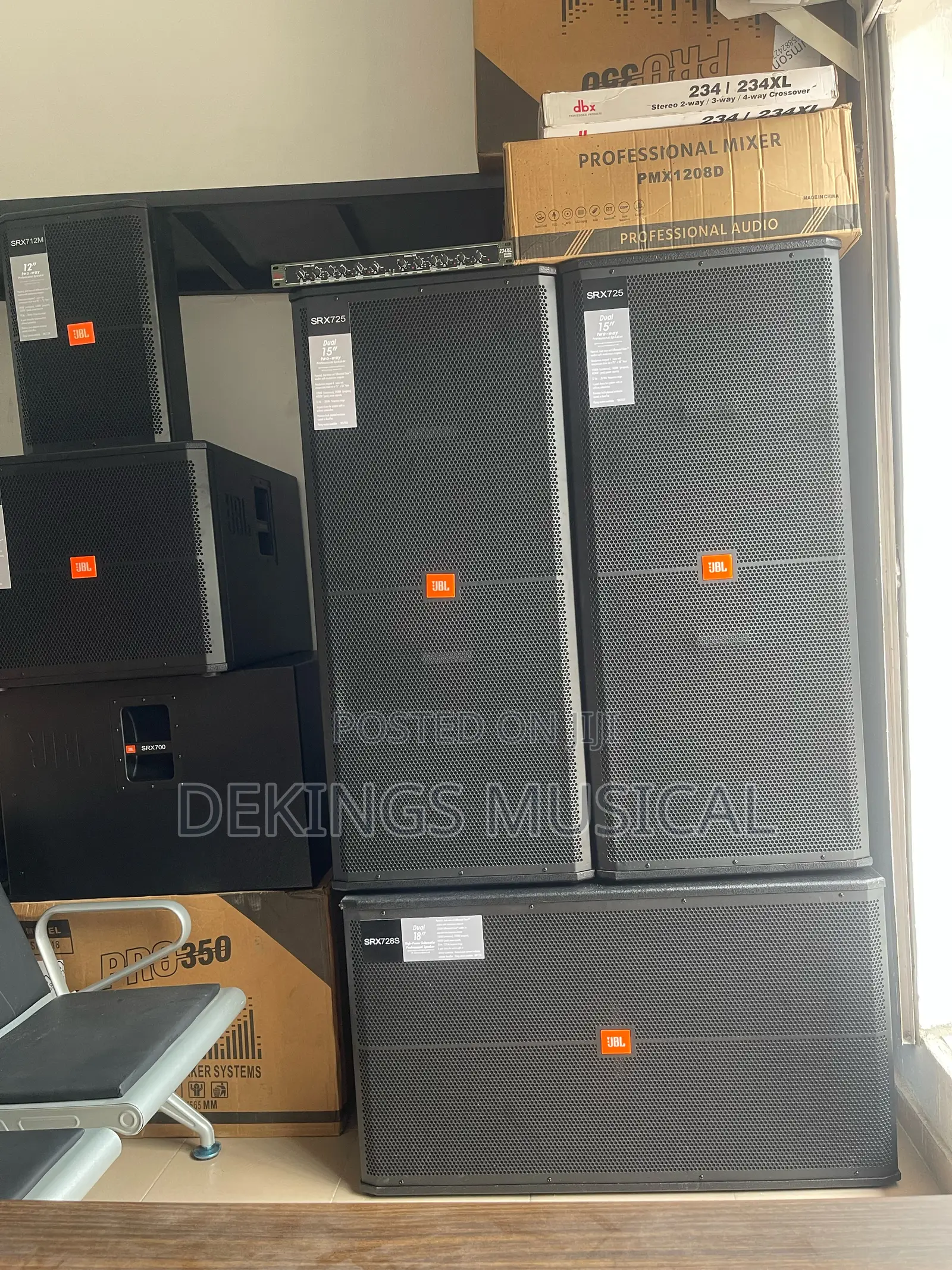JBL Full Range, Floor Monitor Speaker and Sub Speakers
