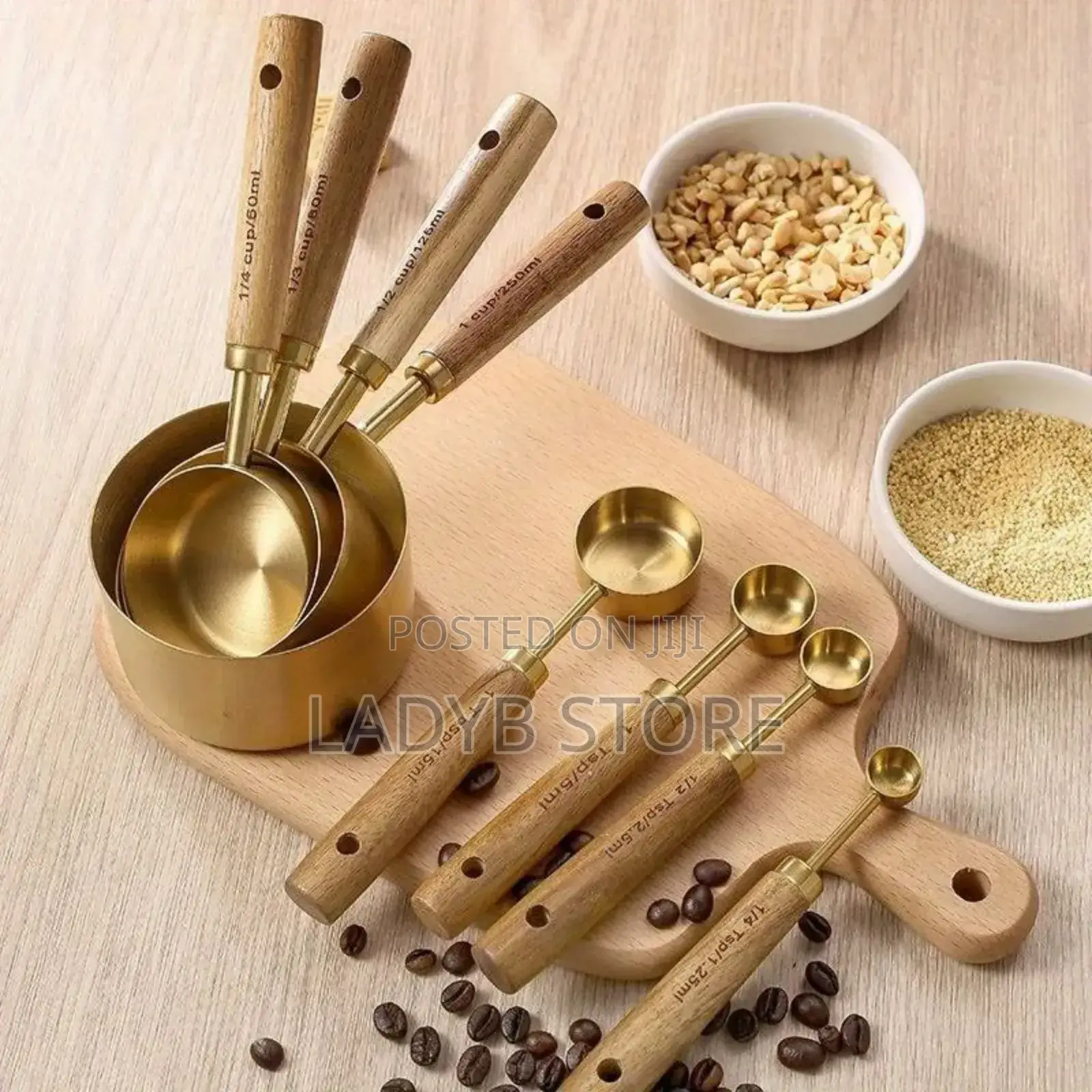 Luxury Gold Measuring Spoon Set
