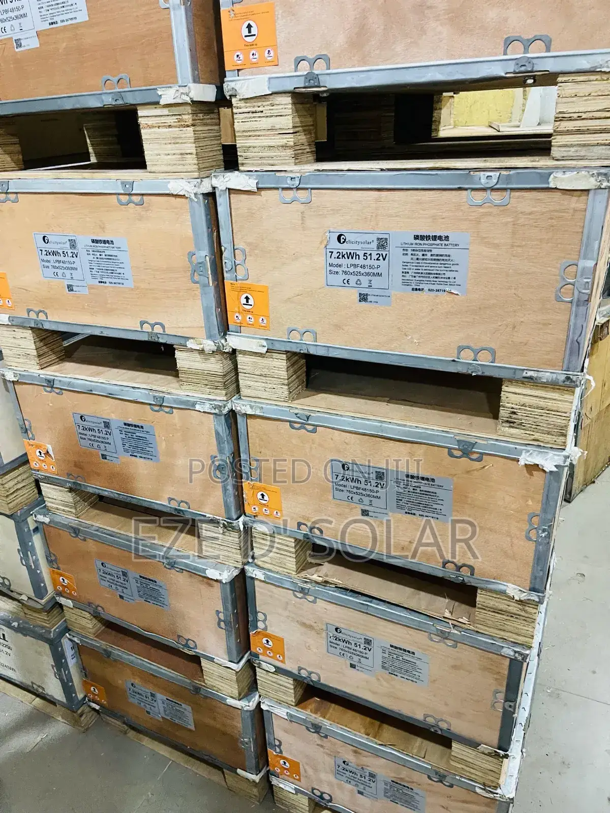 7.2kwh 48vott Felicity Lithium Ion Battery