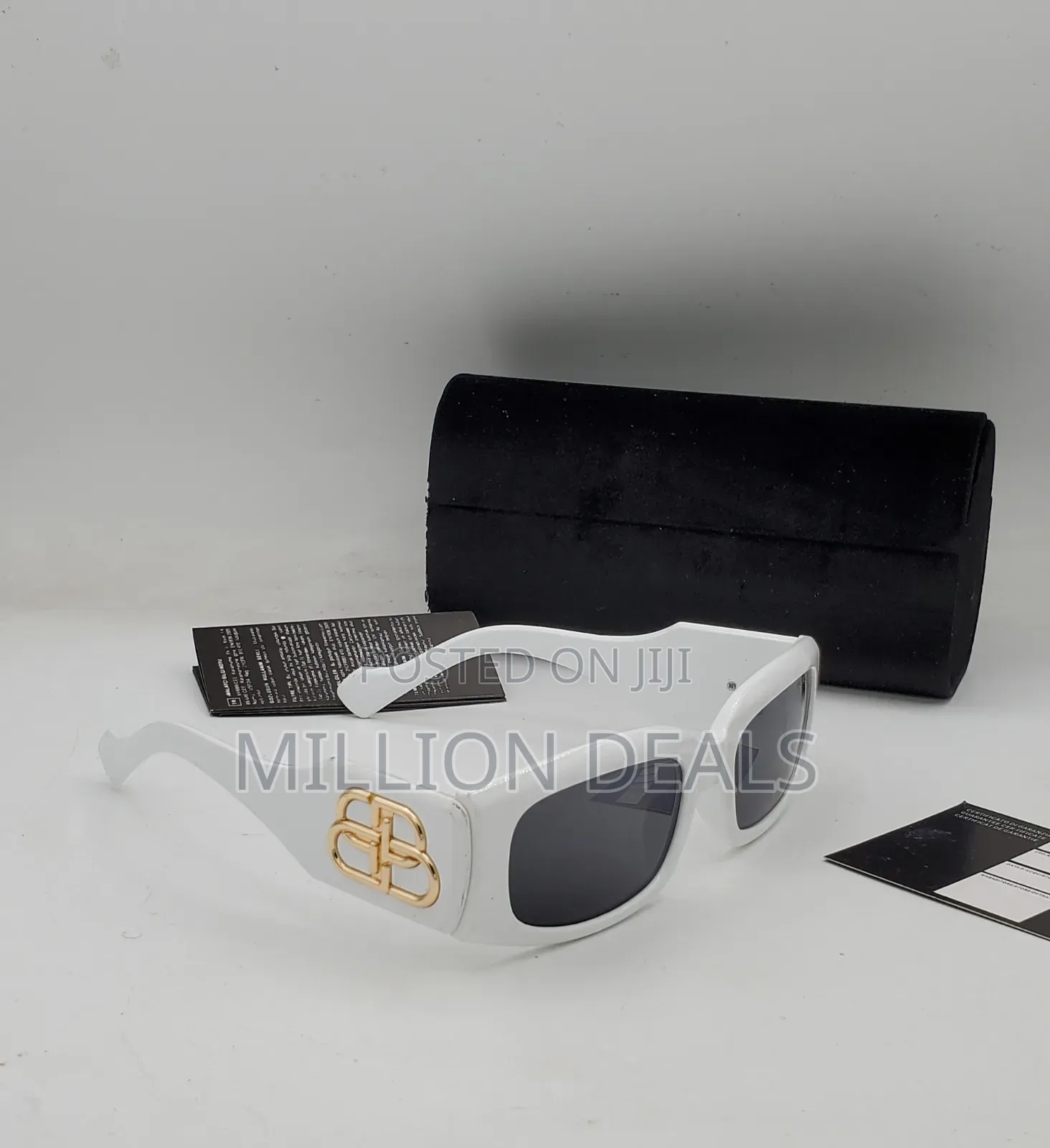 Classic White Trendy Balenciaga Men’S Sunglasses