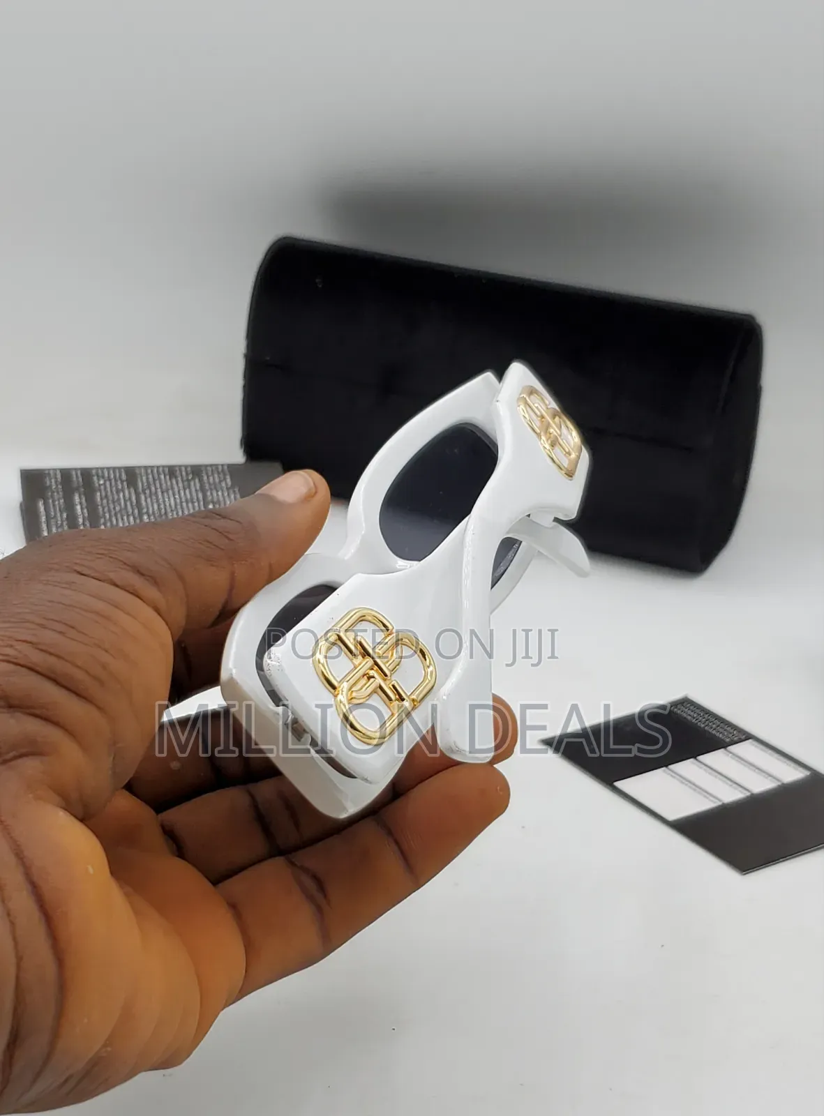 Classic White Trendy Balenciaga Men’S Sunglasses