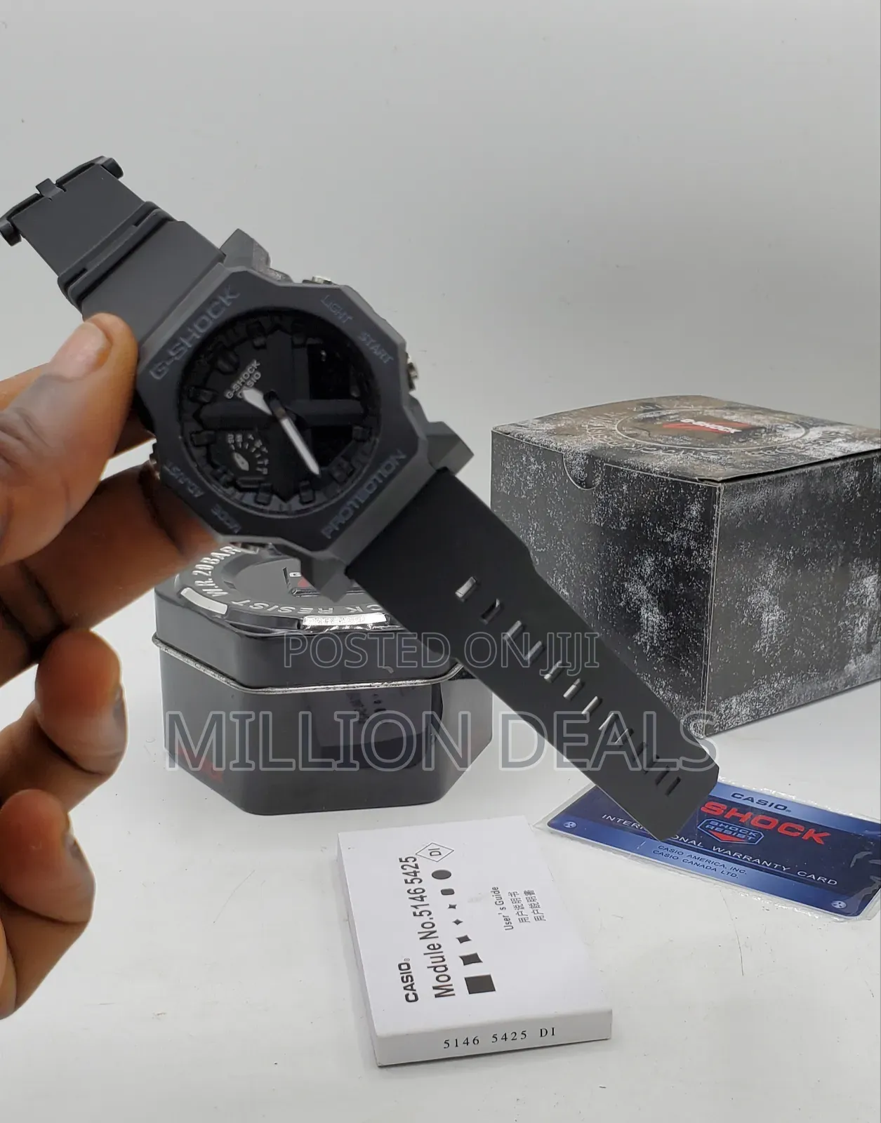 Turtle Inspires Black Men's Gshock Wrist Watch
