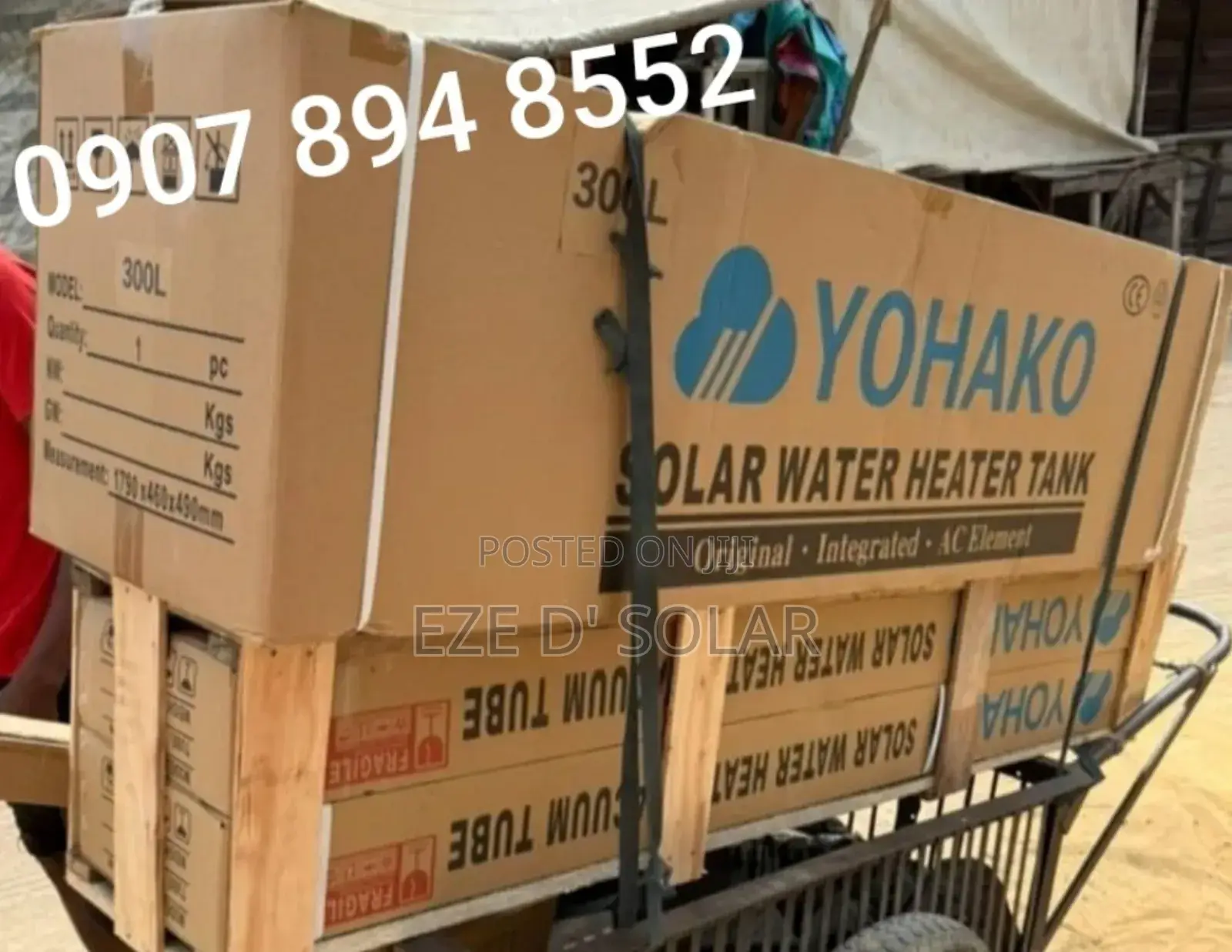 300l Yohako Solar Water Heater Tank