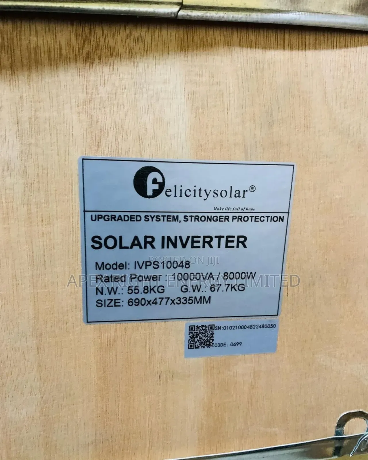 10kva Felicity Inverter 48volts