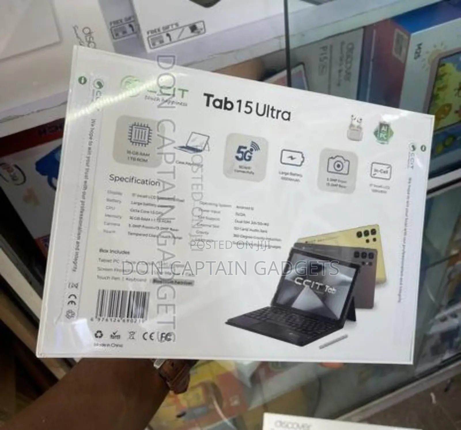 Ccit Tab 15 Ultra 220 16gb / 1tb Incell Touchscreen 11” LCD