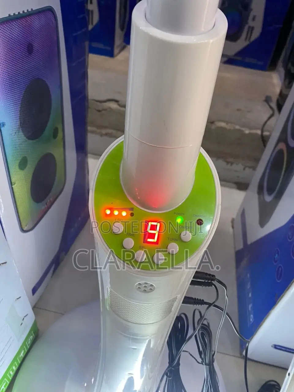 Dplight 18-Inch Rechargeable Stand Fan