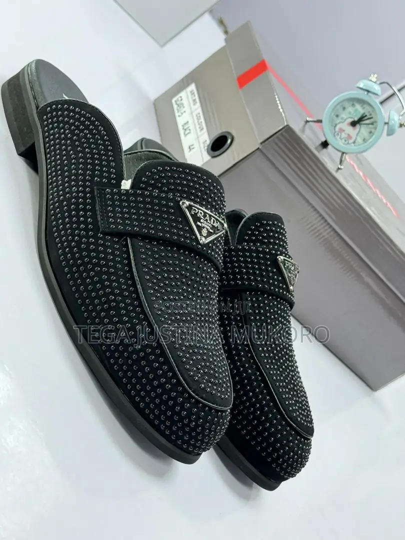 Prada Studded Half Shoes for Men