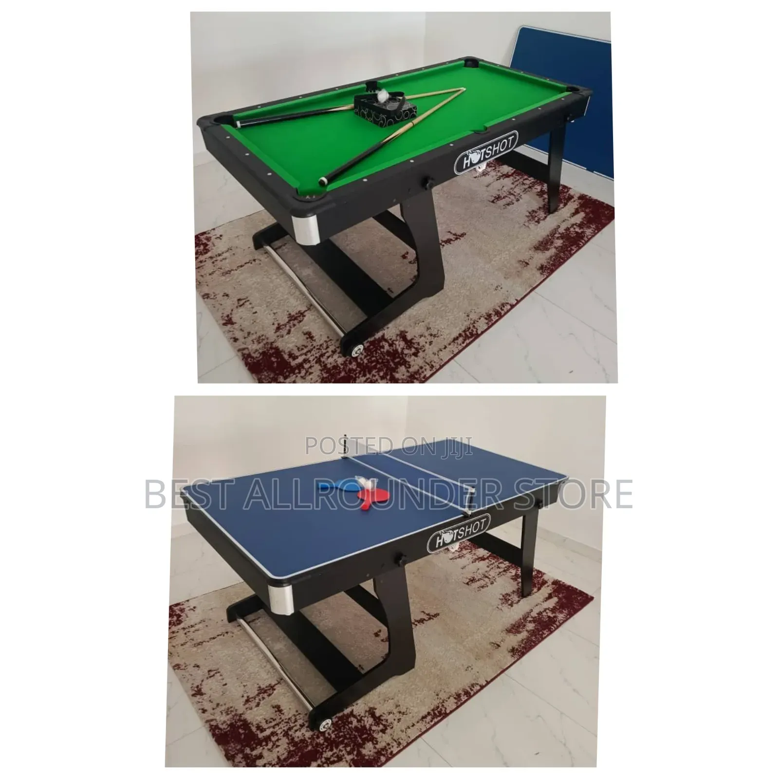 2 in 1 Foldable Snooker Board