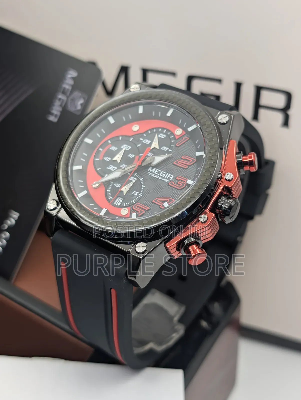 Megir Solid Quality Functional Chronograph Wristwatch